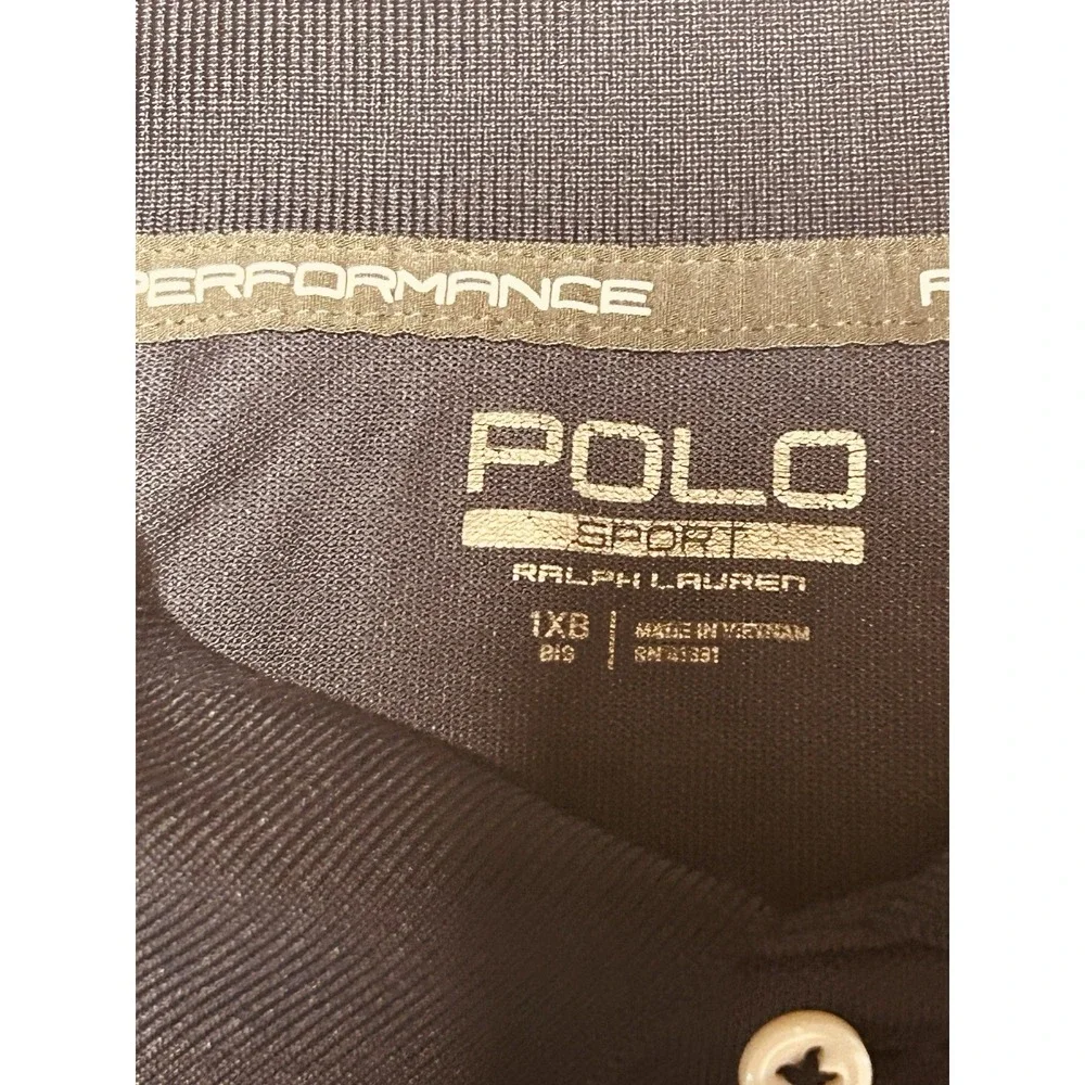Polo Sport Performance Men's Blue Collared 1XB Performance, Short Sleeve Shirt
